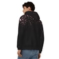 thumbnail image 4 of Kdxio Sparkling Pink Night Sky Print Men Hoodies Casual Hoodies for Men with Zip Pockets Full Zip Long Sleeve Sweatshirt Sports Hooded Jacket-Large, 4 of 5