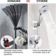 thumbnail image 2 of noir-support De Douche Main Rglable Universel Avec Crochet, Support Douchette Alliage D'aluminium Mural, 18-21 mm Autoadhesivo Porte Pomme De Douc, 2 of 5