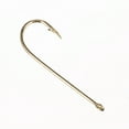 thumbnail image 3 of (2 pack) Eagle Claw Aberdeen Light Wire Non-Offset Fishing Hook, Gold, 3 of 6