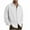 White, variant on jobturf Mens Jacket Collared Long Sleeve Button Down Shirts Fall Winter Classic Casual Soft Corduroy Work Vacation Overshirt