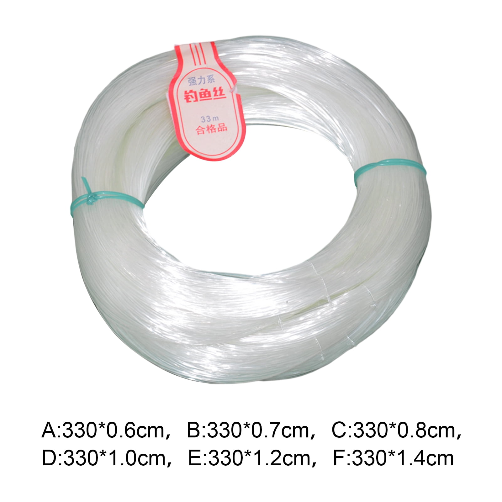 FFIY Clear Fishing Wire, Fishing Line Clear Invisible Hanging Wire Strong  Nylon String Supports 40 Pounds,Size 120Yds/110M