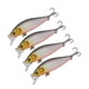 thumbnail image 2 of 4x Señuelos de pesca Cebos Señuelo duro Cebos duros Suministros de pesca Crankbait realista Blanco, 2 of 9