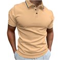 thumbnail image 2 of CaiJunJia George Polo Shirt,Men's Polo Shirt Cotton Golf Shirts Long and Short Sleeve Collared Shirts for Uniform, Casual, Business, Work, 2 of 6