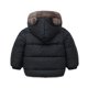 thumbnail image 2 of Gibobby Abrigos de invierno para niños y niñasAbrigo de invierno para niños pequeños y niñas, con capucha y orejas de , chaqueta de bolsillo, ropa de dos(Negro, 2-3 Años), 2 of 5