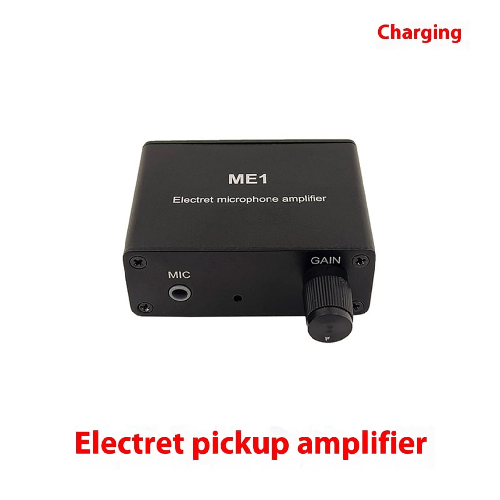 WINDLAND ME1 Electret Microphone Amplifier Adjustable 5-12V Power Supply for Electret Mic