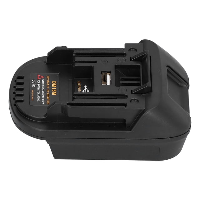 Battery Adapter, DM18M Adapter DM18M Battery Adapter Portable Power Tool Power Adapter for 20V Battery DCB200 DCB203 for BL1830 BL1840 for DCB206 M18
