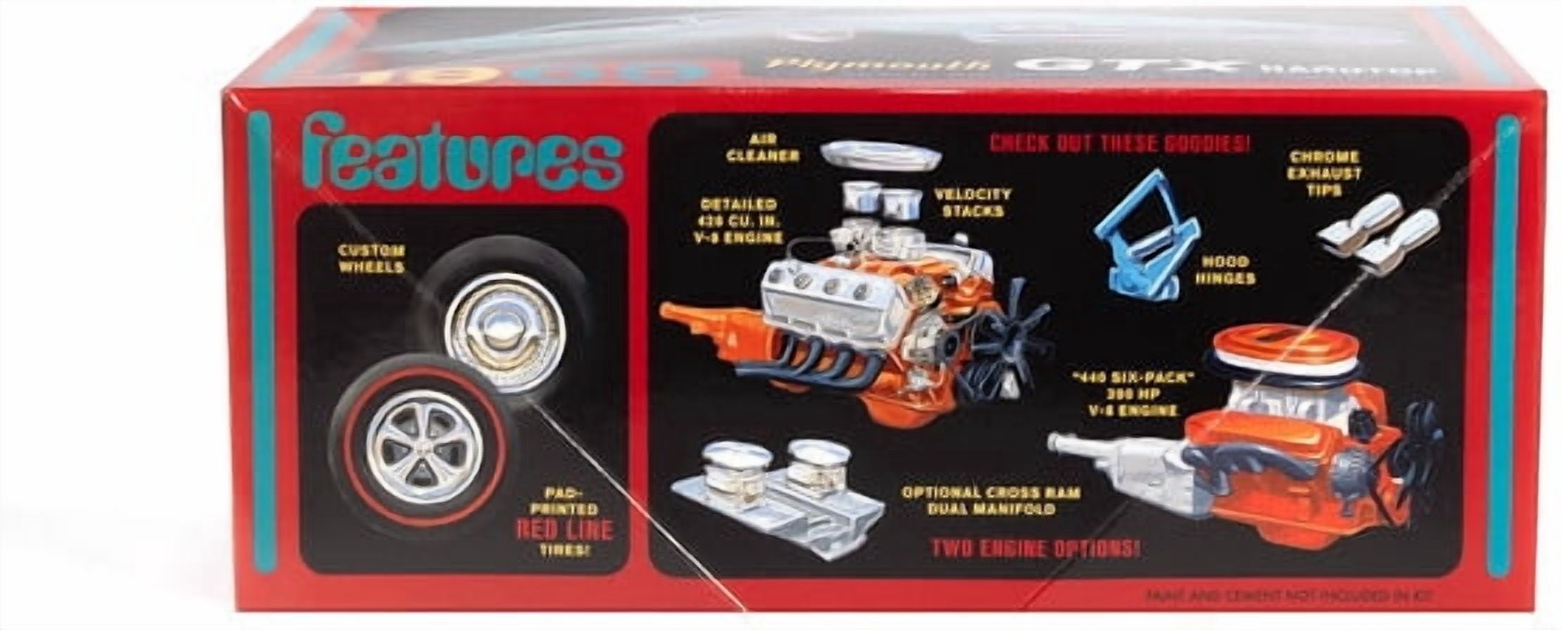 AMT 1969 Plymouth GTX Hardtop 1/25 Scale Model Kit