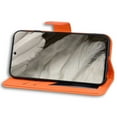 thumbnail image 6 of Feishell Case for Google Pixel 9 / 9 Pro, Cute Cartoon Animal Patterned Magnetic Buckle Folio Credit Card Slots Shockproof PU Leather Flip Kickstand Anti-Scratch Wallet Phone Case,Orange, 6 of 10
