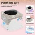 thumbnail image 5 of Rechargeable UV LED Nail Lamp 72W Cordless UV Light for Nails With Rhinestone Heart Shaped Manicure Pedicure Machine Nail Tools, 5 of 5