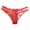 Red, variant on Lace Thongs for Women Seamless Stretch No Show Underwear Thong Panties
