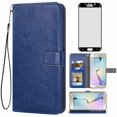 thumbnail image 1 of Mobile Phone Cover for Samsung S6 Edge Plus, Cover Premium Pu Leather Tpu Flip Cover Magnetic Closure Card Compartment Stand Function Wallet with Lanyard Protective Cover, 1 of 7