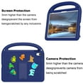 thumbnail image 5 of Allytechgroup Kids Case for iPad 10th Generation 2022 (10.9 inch), with Shoulder Strap/Handle/Kickstand Cute Cartoon Soft EVA Foam 3D Kawaii Lightweight Stand Cover for iPad 10.9" 10th Gen, Navyblue, 5 of 9