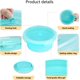 thumbnail image 3 of Juego de 4 recipientes redondos plegables para almacenar alimentos con tapa, cuencos plegables para acampar, lonchera plegable de silicona, fiambrera para restos de comida, loncheras bento, aptos, 3 of 7