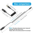 thumbnail image 3 of 2X XLR 3Pin Female to Mini XLR 4Pin Female Amplifier Audio Mixer Mini Microphone Camera Audio Cable, 3 of 3