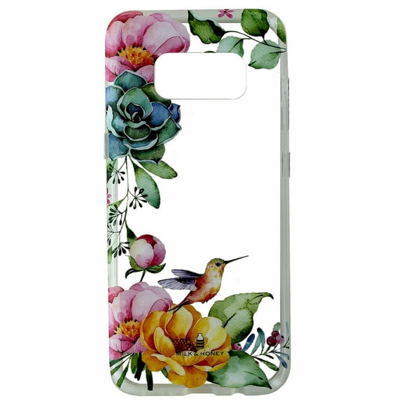 Milk And Honey Case for Samsung Galaxy S8 - Clear/Floral/Humming Bird