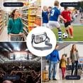thumbnail image 6 of Lohol Crossbody Bag Stadium Approved for Women，clear Bags for Stadium Events,clear Purse for Concerts-Navy, 6 of 7