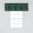 thumbnail image 2 of Ambesonne Floral Window Valance, Nocturnal Forestry, 54" X 18", Multicolor, 2 of 3