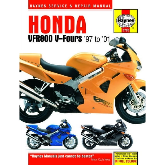 Honda VFR800 V-Fours (97-01) Haynes Repair Manual ^