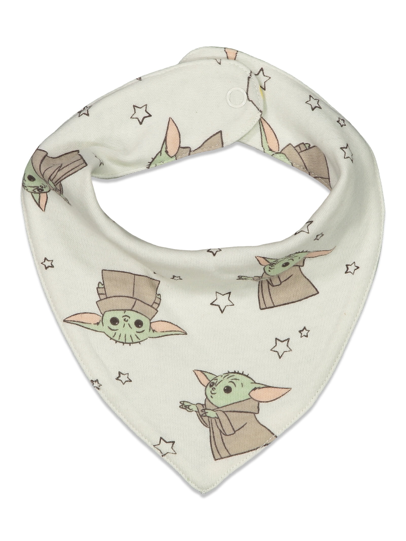 Star Wars The Mandalorian The Child Newborn Baby Boys Zip Up Sleep N' Play Coverall Bib Blanket and Hat 4 Piece Outfit Set 0-6 Months