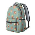 thumbnail image 2 of Pioneer Flower Floral Print Pattern Backpack for School, Cute School Bag with Adjustable Shoulder Straps and Padded Back, 15.3"x11"x7.1", 2 of 5