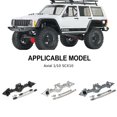 thumbnail image 3 of Ounissouiy 1 Uds 1/10 eje delantero RC pieza de actualización aleación de aluminio CNC Rc eje delantero para Axial Scx10 RC pieza de coche RC Kits de construcción modelo Plata, 3 of 6