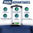 thumbnail image 4 of Luggage Weight Scale for Packages - Hanging Scales for Weighing Packages Portable Luggage Scale Travel Essentials 110lb/50kg - Small Suitcase Scale for Travel Accessories for Women & Men, 4 of 10