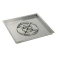 thumbnail image 3 of American Fireglass  36 in. Square Stainless Steel Drop-In Pan with Spark Ignition Kit - Propane, 3 of 4