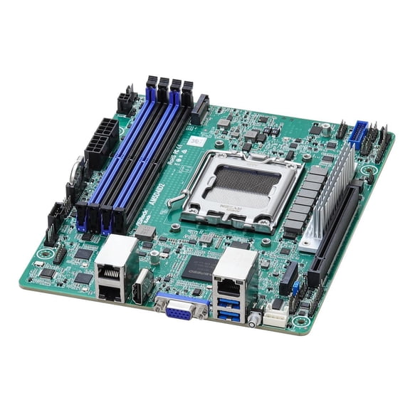 ASRock Rack Server Motherboard AM5D4ID2 Deep mini-ITX Single Socket AMD EPYC 4005/4004 and AMD Ryzen 9000/8000/7000 Series Processors