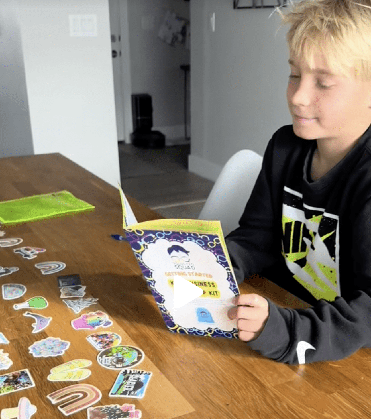 Young CEO Squad Kids Business Start-Up Kits Entrepreneur Sticker Business Art & Craft Kits 50 Piece