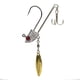 thumbnail image 2 of Wosthever Señuelos duros, cebos de acero al carbono, anzuelos triples para peces, Kit giratorio de lentejuelas, Wobbler, Crankbaits portátiles, Pescar 5cm, 2 of 6
