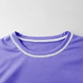 thumbnail image 6 of Taqqpue Girls Crewneck Sweatshirt Casual Solid Color Long Sleeve Pullover Tops Drop Shoulder Sweatshirts for Kids 6-15 Years, 6 of 9