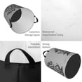 thumbnail image 5 of Lsque Not All Who Wander Are Lost2 pattern Laundry Hamper Basket, Tall Woven Rope Hamper Basket for Clothes, Lightweight Storage Basket, Collapsible Waterproof-Small, 5 of 8