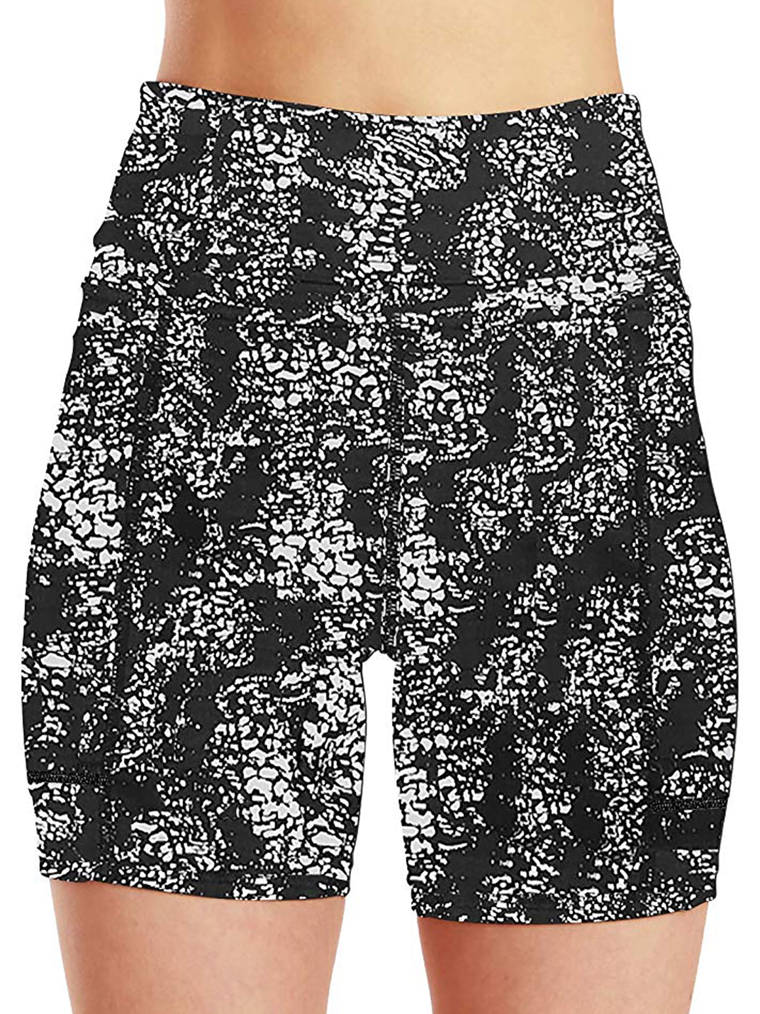 printed yoga shorts