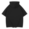 thumbnail image 6 of Mens Summer Short Sleeve Pullover Hoodie Muscle Workout Hooded T-Shirts, Casual Lightweight Breathable Athletic Tees with Hood, Soft Stretch Outdoor Sportstyle Streetwear 2026, 6 of 8
