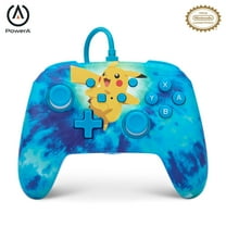 PowerA Enhanced Wired Controller, Pikachu Tie-Dye - Nintendo Switch