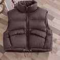 thumbnail image 6 of StSilkitty Puffer Vest for Boys Girls Zip up Sleeveless Stand Collar Jacket Coat Fall Winter Warm Outerwear with Pockets, 6 of 9