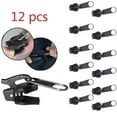 thumbnail image 1 of Ruibeauty Zip Slider Replacement 3 Sizes 12Pieces No Tools Universal Zip Fixers Zip Repair, 1 of 6