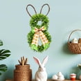 thumbnail image 7 of Easter Bunny Ear Garland Decoration - Cute Soft Rabbit Ear Wreath for Window Ornament, Home Wall, Front Door, Easter Celebration, Spring Ambiance and Festive Hanging Decor Accent, 17.8in, C, 7 of 7