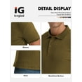 thumbnail image 6 of Iceglad Men's Polo Shirts Short Sleeve Casual Slim Fit Shirts, 6 of 10