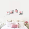 thumbnail image 4 of -Modern Wall Art Flowers and Pebble Stone Spa Pictures Canvas Art Grey Decor(Blush), 4 of 5