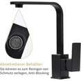 thumbnail image 2 of Single Handle Kitchen Faucet Kitchen Sink Faucet 360 Swivel Sink Faucet Black, 2 of 5