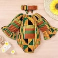 thumbnail image 3 of Younger Tree African Baby Clothes Girl Dashiki Ankara Outfit Set for 18-24 Months, 3 of 7