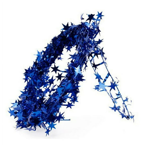Milisten 1Set Glittering Star Tinsel Garland for Christmas Home Decorating
