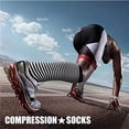 thumbnail image 2 of 3 Pairs Compression Socks for Women & Men Circulation 15-20 mmHg is Best Support for Athletic Running Cycling, 2 of 6