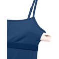 thumbnail image 4 of Enterizo CRZ YOGA Butterluxe con Tirantes y Relleno Azul Marino XS, 4 of 4