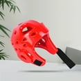 thumbnail image 5 of BLEEUS Taekwondo Head Protection Martial Arts Headgear For Adults Fitness Supplies (Red S), 5 of 10