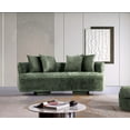 thumbnail image 2 of Manhattan Comfort Verandah Sofa with Solid Wood Frame in Olive Green, 2 of 13