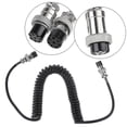 thumbnail image 3 of 70cm Aviation Mic Cable for Kenwood Transceiver MC-60 Black Wear Resistant, 3 of 5