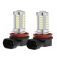 thumbnail image 4 of 2 uds DC 12V H8 5730 33SMD LED blanco coche luz antiniebla delantera DRL bombillas de faro Tmvgtek Autopartes, 4 of 6