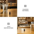thumbnail image 3 of COMPUKAS 15Pcs Black Beer Tap Protective Covers Drip Free Plastic Caps for Universal Draft Beer Faucets, 3 of 8